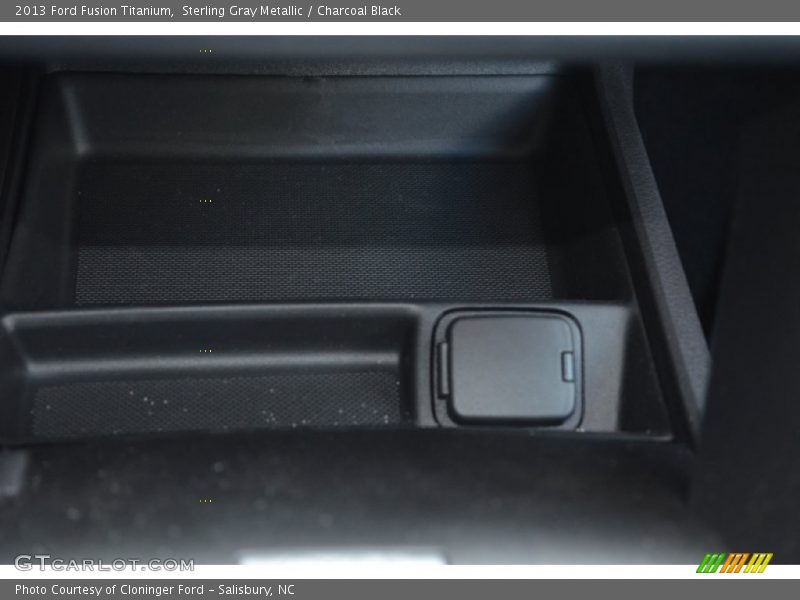 Sterling Gray Metallic / Charcoal Black 2013 Ford Fusion Titanium