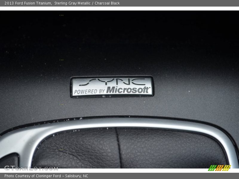 Sterling Gray Metallic / Charcoal Black 2013 Ford Fusion Titanium