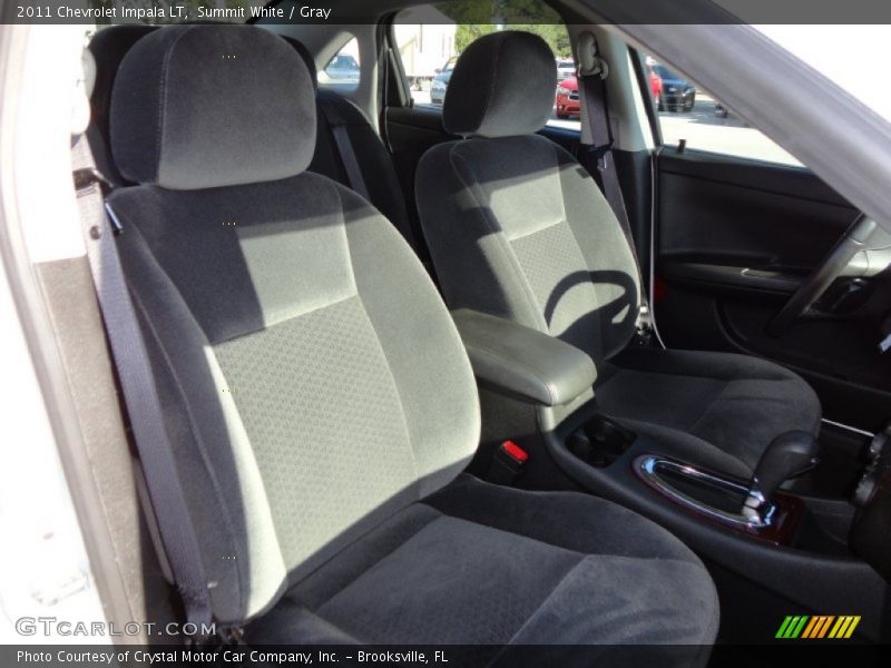Summit White / Gray 2011 Chevrolet Impala LT