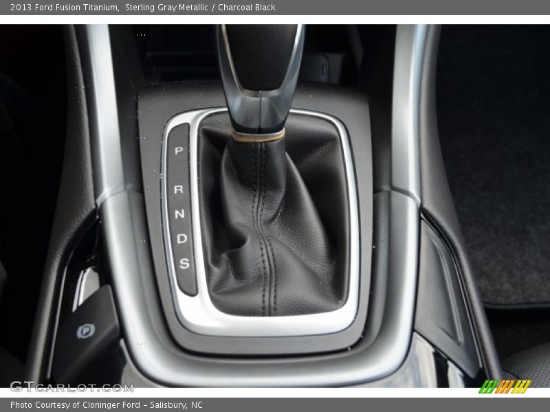 Sterling Gray Metallic / Charcoal Black 2013 Ford Fusion Titanium