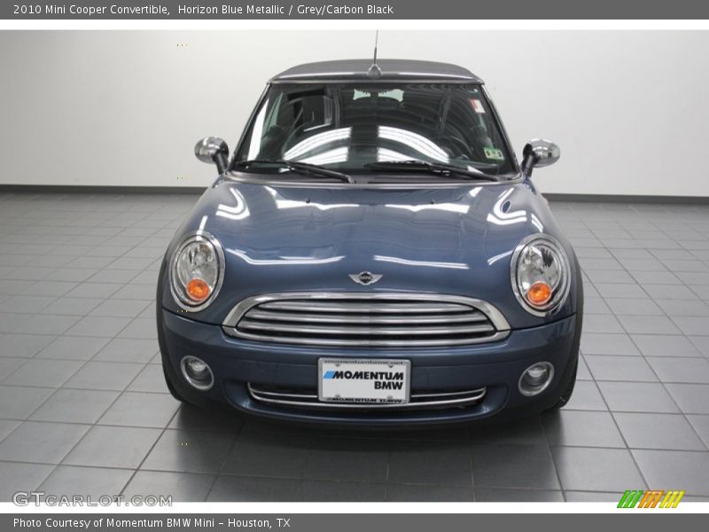 Horizon Blue Metallic / Grey/Carbon Black 2010 Mini Cooper Convertible