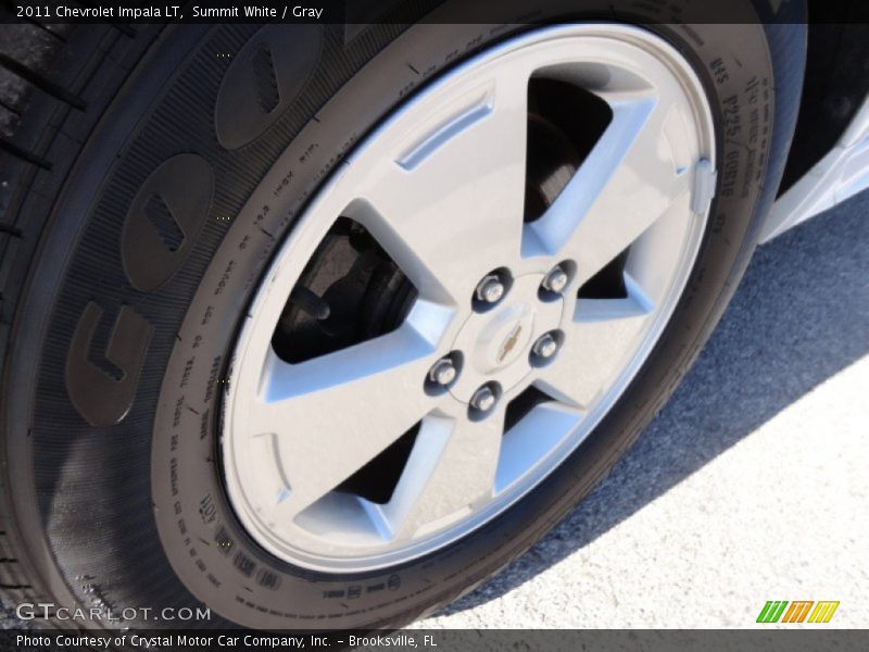 Summit White / Gray 2011 Chevrolet Impala LT