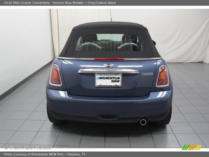 Horizon Blue Metallic / Grey/Carbon Black 2010 Mini Cooper Convertible