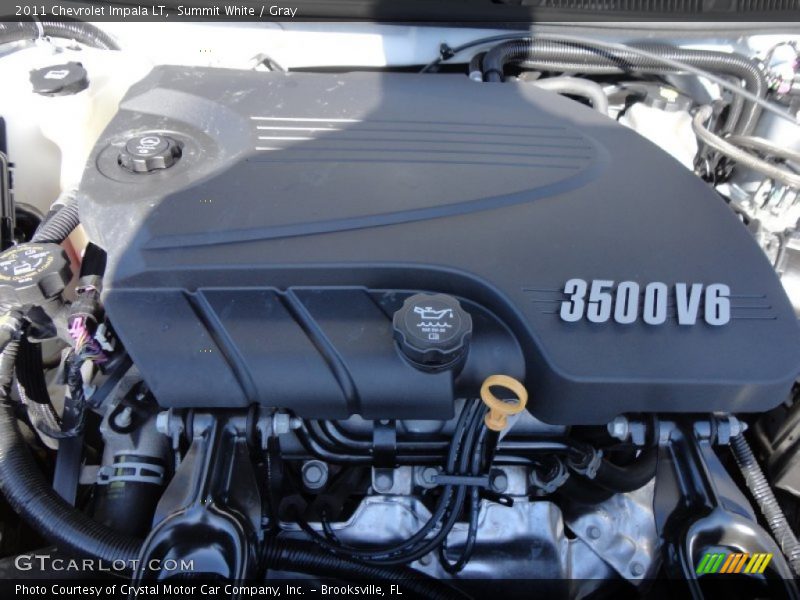 Summit White / Gray 2011 Chevrolet Impala LT