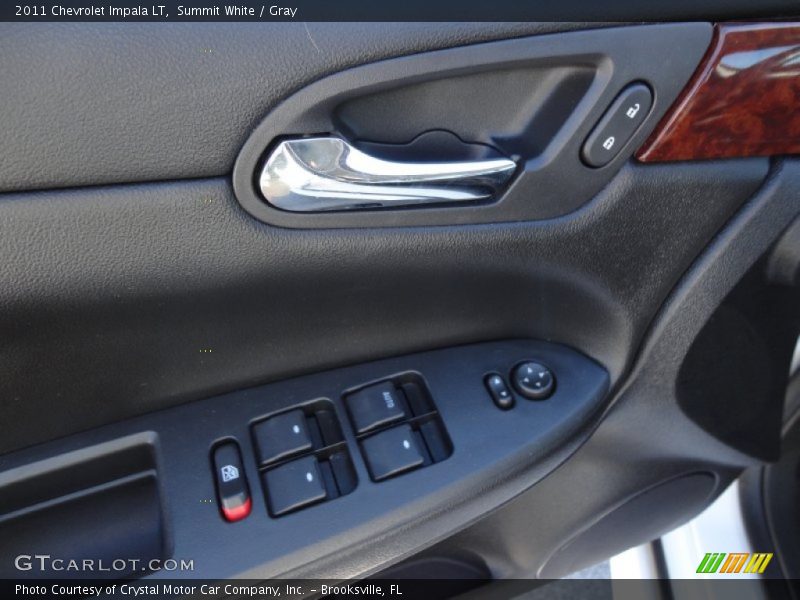 Summit White / Gray 2011 Chevrolet Impala LT