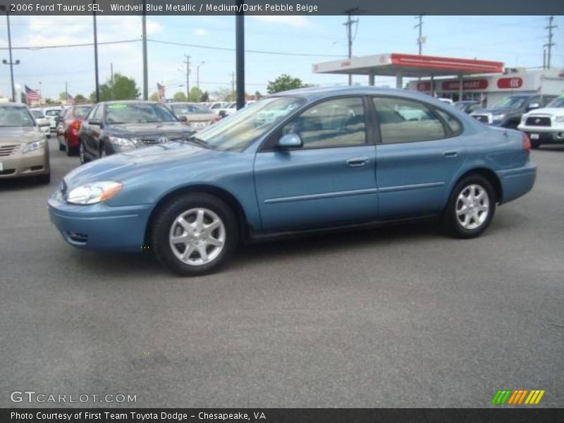 Windveil Blue Metallic / Medium/Dark Pebble Beige 2006 Ford Taurus SEL