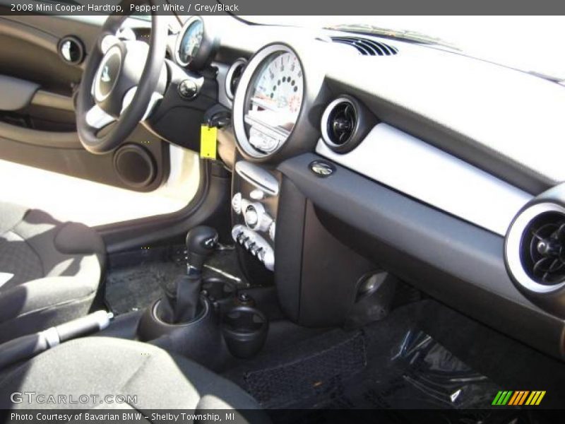 Pepper White / Grey/Black 2008 Mini Cooper Hardtop