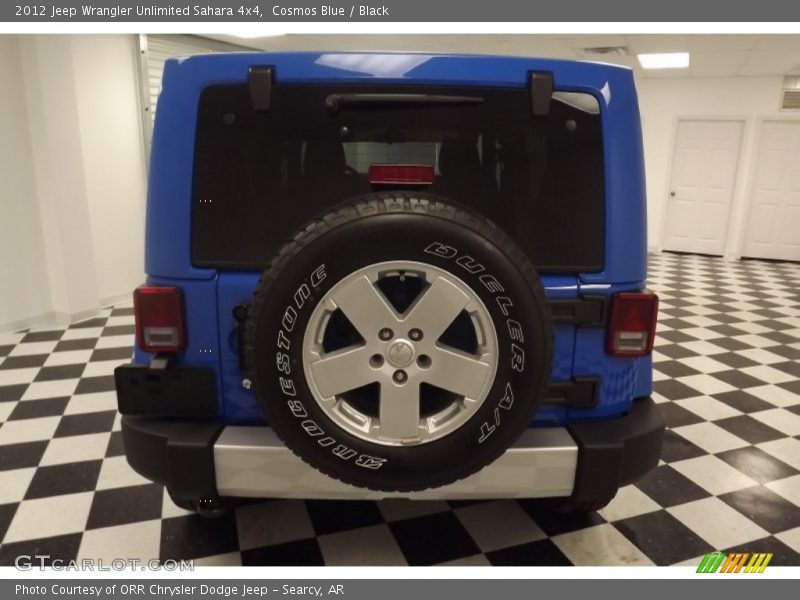 Cosmos Blue / Black 2012 Jeep Wrangler Unlimited Sahara 4x4
