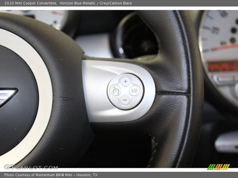 Horizon Blue Metallic / Grey/Carbon Black 2010 Mini Cooper Convertible