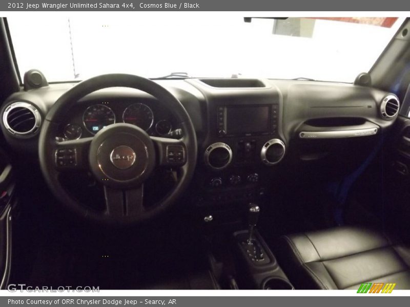 Cosmos Blue / Black 2012 Jeep Wrangler Unlimited Sahara 4x4