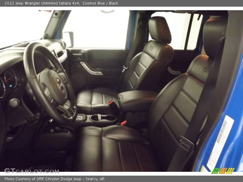 Cosmos Blue / Black 2012 Jeep Wrangler Unlimited Sahara 4x4