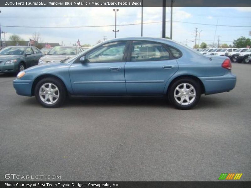 Windveil Blue Metallic / Medium/Dark Pebble Beige 2006 Ford Taurus SEL