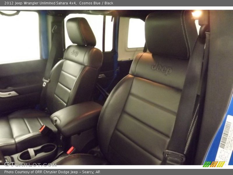 Cosmos Blue / Black 2012 Jeep Wrangler Unlimited Sahara 4x4
