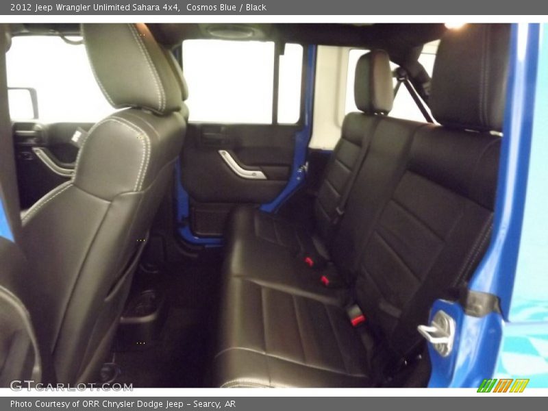 Cosmos Blue / Black 2012 Jeep Wrangler Unlimited Sahara 4x4