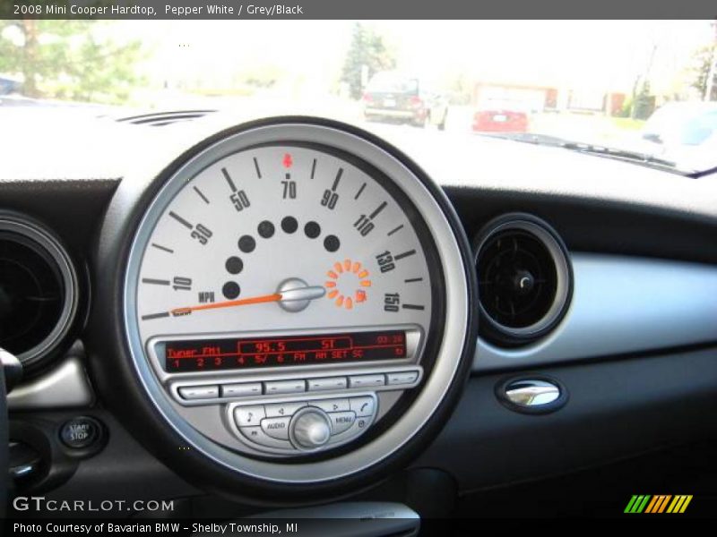 Pepper White / Grey/Black 2008 Mini Cooper Hardtop