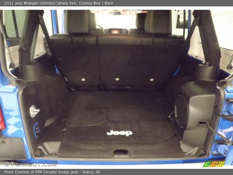 Cosmos Blue / Black 2012 Jeep Wrangler Unlimited Sahara 4x4