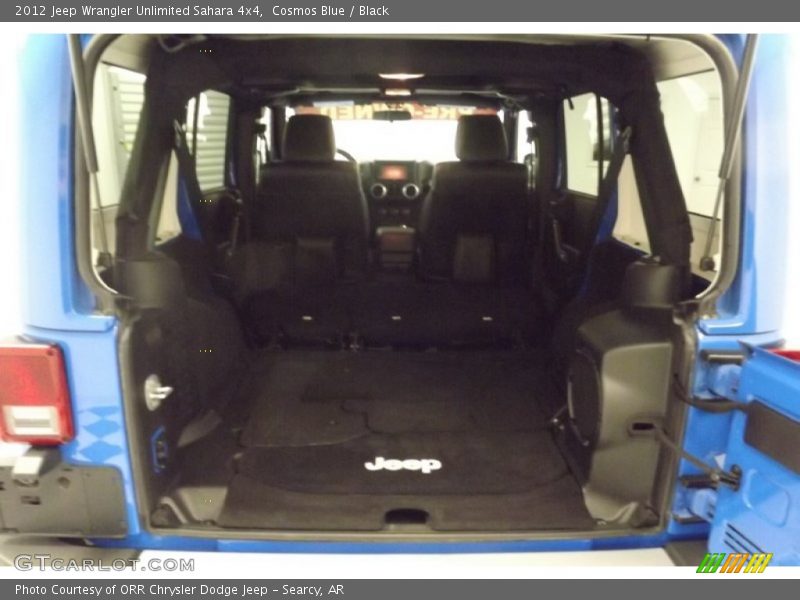 Cosmos Blue / Black 2012 Jeep Wrangler Unlimited Sahara 4x4
