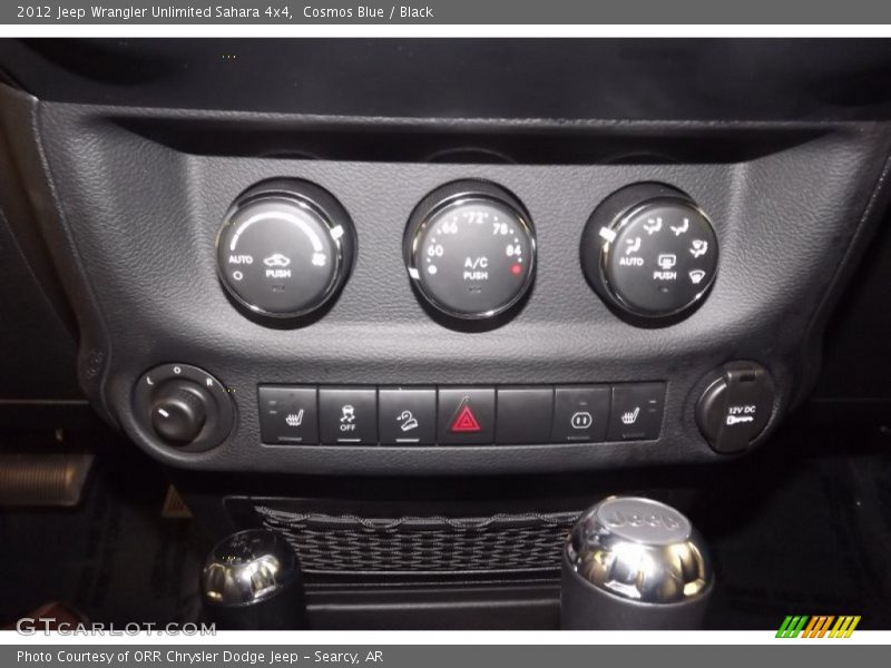 Cosmos Blue / Black 2012 Jeep Wrangler Unlimited Sahara 4x4