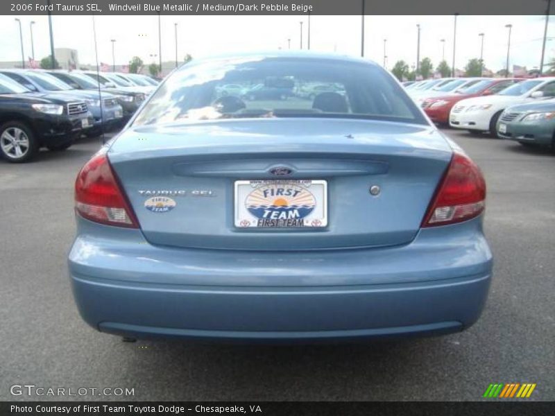 Windveil Blue Metallic / Medium/Dark Pebble Beige 2006 Ford Taurus SEL