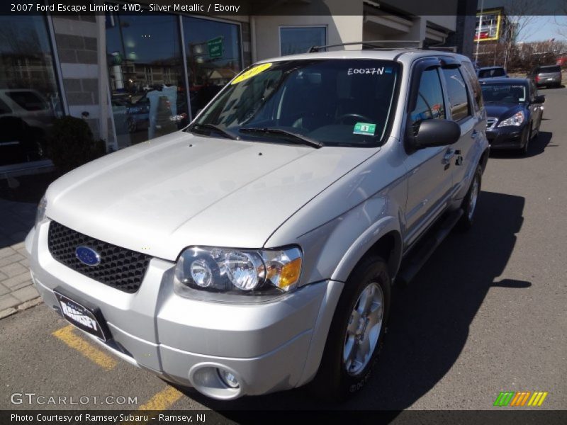 Silver Metallic / Ebony 2007 Ford Escape Limited 4WD