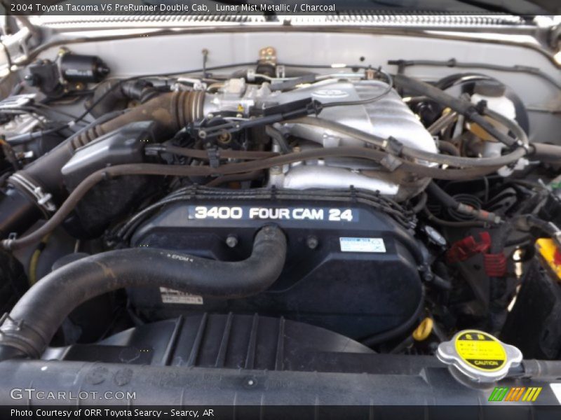 Lunar Mist Metallic / Charcoal 2004 Toyota Tacoma V6 PreRunner Double Cab