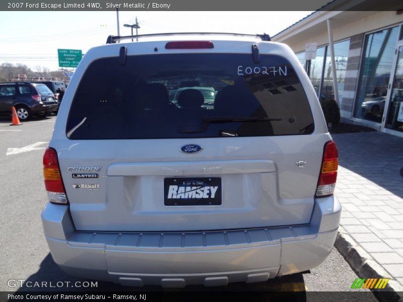 Silver Metallic / Ebony 2007 Ford Escape Limited 4WD