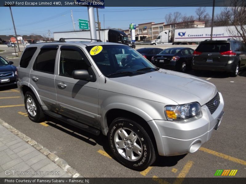 Silver Metallic / Ebony 2007 Ford Escape Limited 4WD