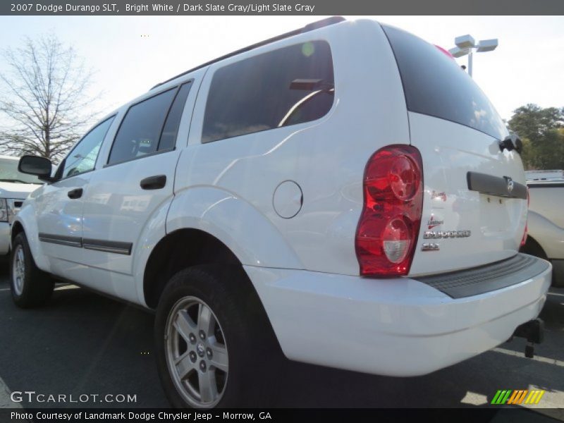 Bright White / Dark Slate Gray/Light Slate Gray 2007 Dodge Durango SLT
