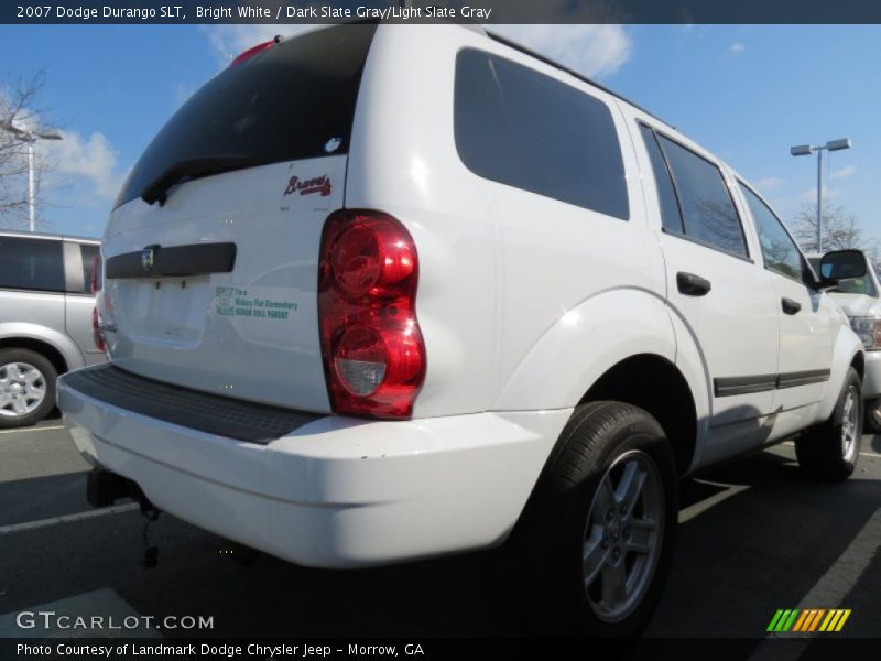 Bright White / Dark Slate Gray/Light Slate Gray 2007 Dodge Durango SLT