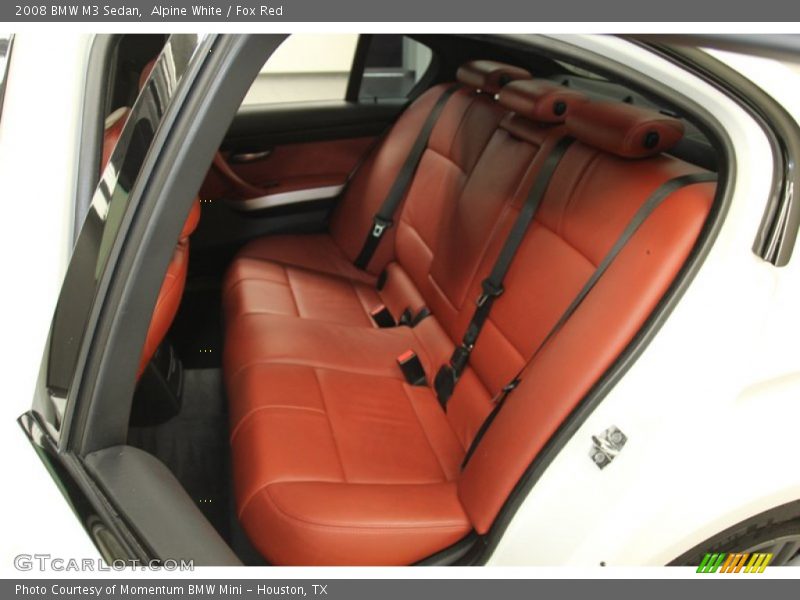 Rear Seat of 2008 M3 Sedan