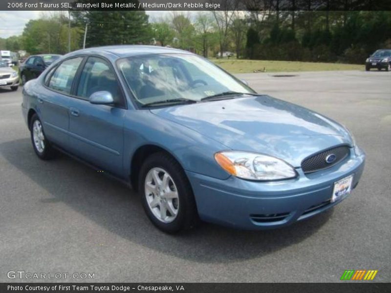 Windveil Blue Metallic / Medium/Dark Pebble Beige 2006 Ford Taurus SEL