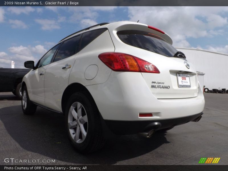 Glacier Pearl / Beige 2009 Nissan Murano S