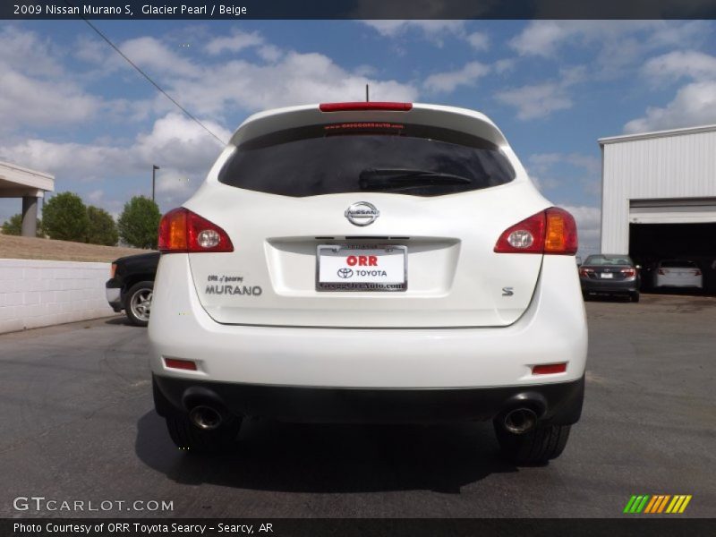 Glacier Pearl / Beige 2009 Nissan Murano S