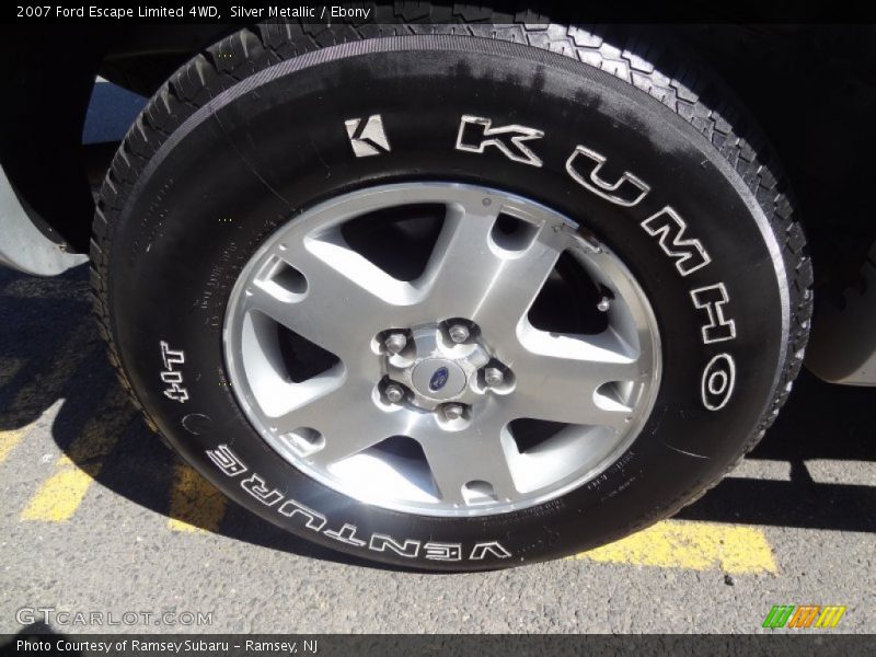 Silver Metallic / Ebony 2007 Ford Escape Limited 4WD