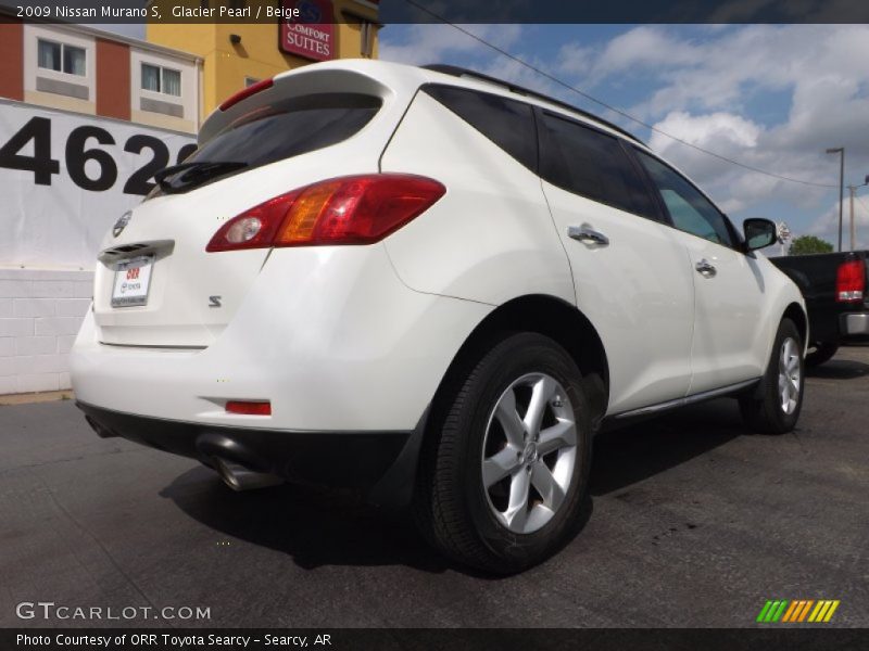 Glacier Pearl / Beige 2009 Nissan Murano S