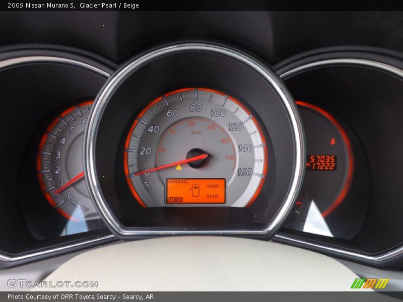 Glacier Pearl / Beige 2009 Nissan Murano S