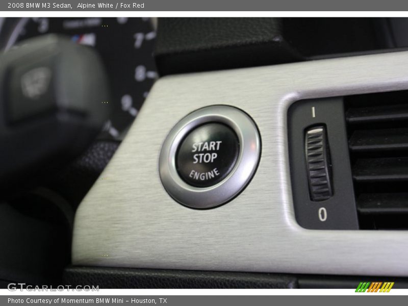 Alpine White / Fox Red 2008 BMW M3 Sedan
