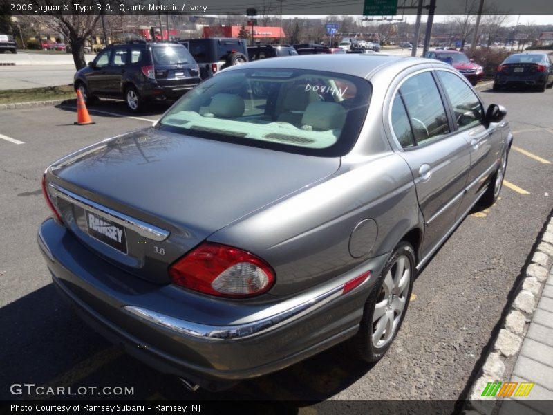 Quartz Metallic / Ivory 2006 Jaguar X-Type 3.0