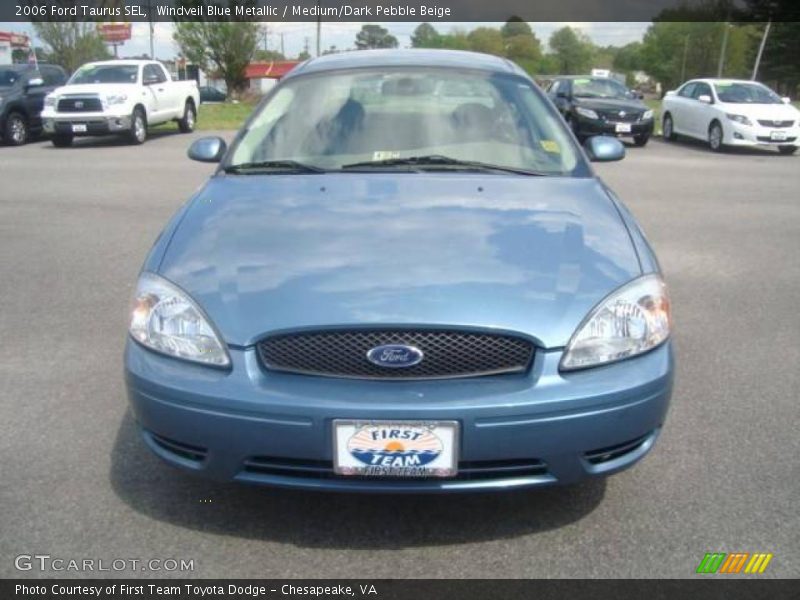 Windveil Blue Metallic / Medium/Dark Pebble Beige 2006 Ford Taurus SEL