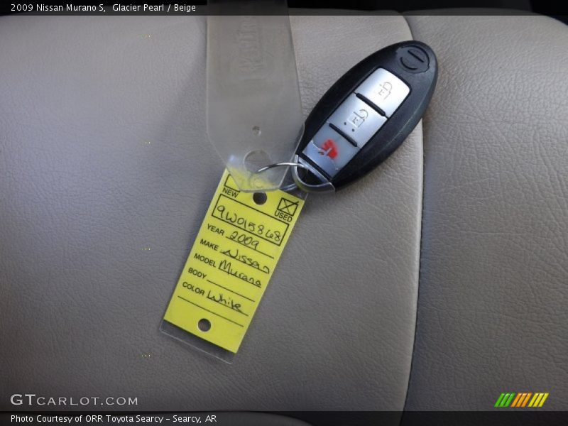 Glacier Pearl / Beige 2009 Nissan Murano S