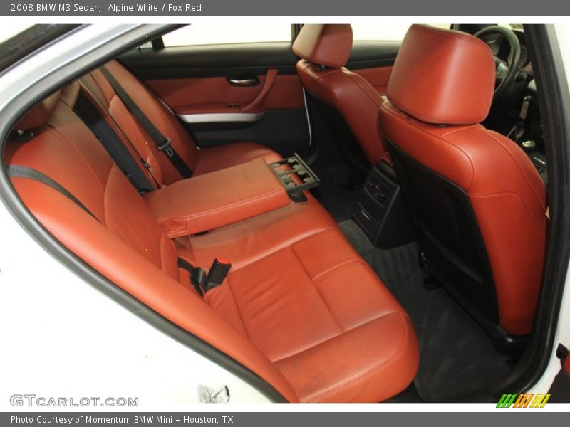Rear Seat of 2008 M3 Sedan