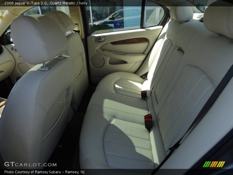 Rear Seat of 2006 X-Type 3.0