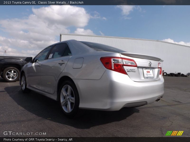 Classic Silver Metallic / Black/Ash 2013 Toyota Camry SE
