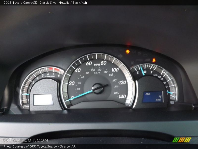 Classic Silver Metallic / Black/Ash 2013 Toyota Camry SE
