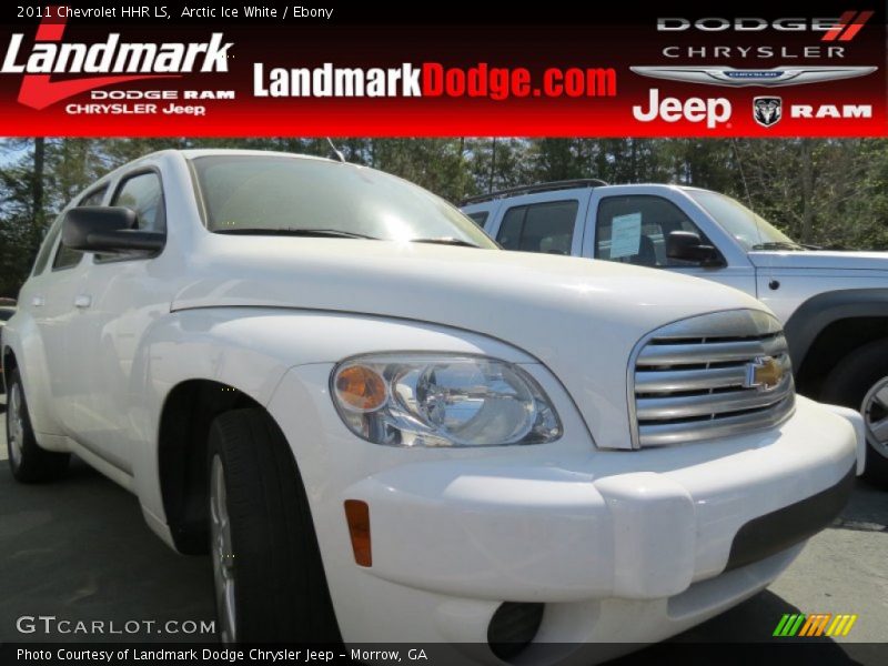 Arctic Ice White / Ebony 2011 Chevrolet HHR LS