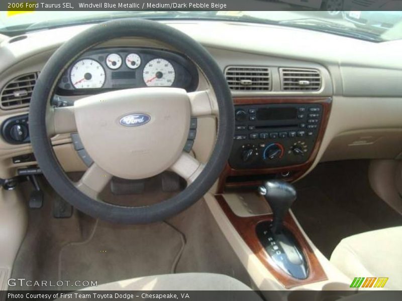 Windveil Blue Metallic / Medium/Dark Pebble Beige 2006 Ford Taurus SEL