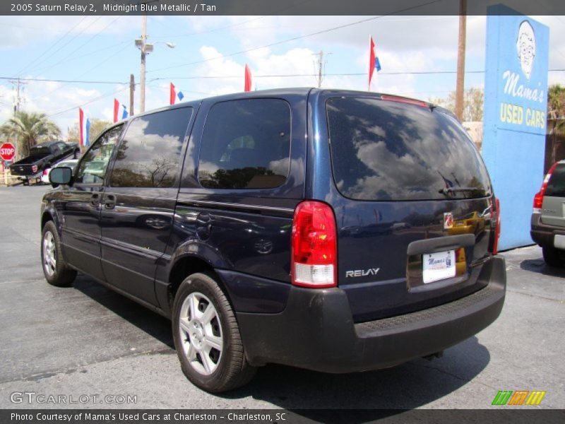 Midnight Blue Metallic / Tan 2005 Saturn Relay 2