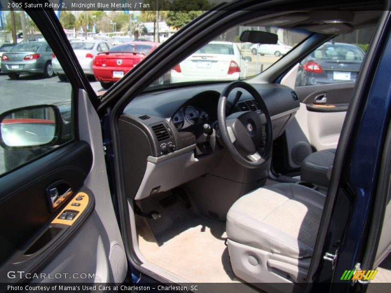 Midnight Blue Metallic / Tan 2005 Saturn Relay 2