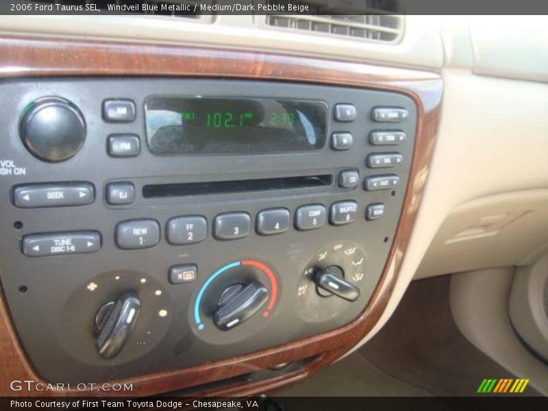 Windveil Blue Metallic / Medium/Dark Pebble Beige 2006 Ford Taurus SEL