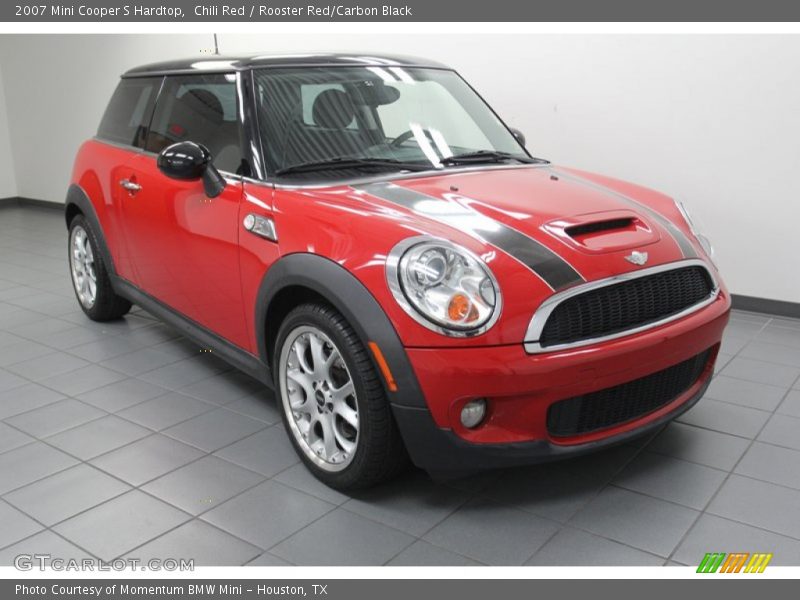 Chili Red / Rooster Red/Carbon Black 2007 Mini Cooper S Hardtop